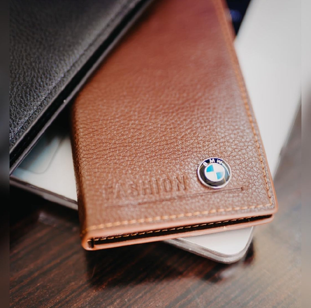 Luxury BMW Style Leather Wallet – Men’s Long Purse
