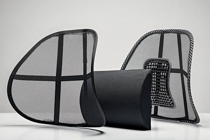 Mesh Back Support with Massage Beads – Lumbar Support for Office & Car Seat