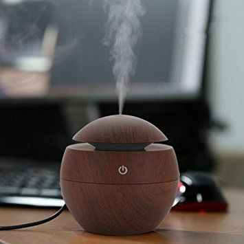 Mini Wood Grain Essential Oil Diffuser & Humidifier