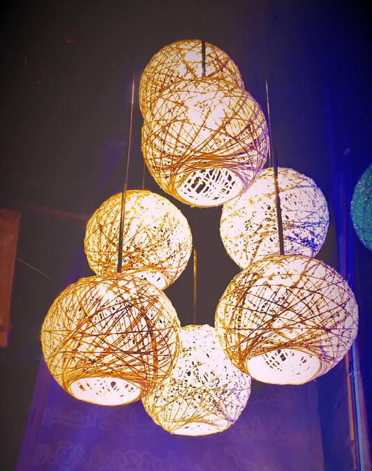 7 Pcs Decorative LED Lamp Light Set – Modern Room Décor
