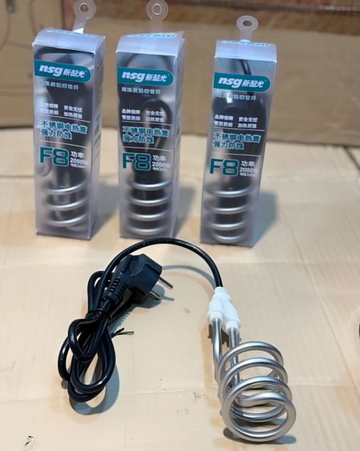 Portable Immersion Coil Water Heater | Travel Kettle Heating Element