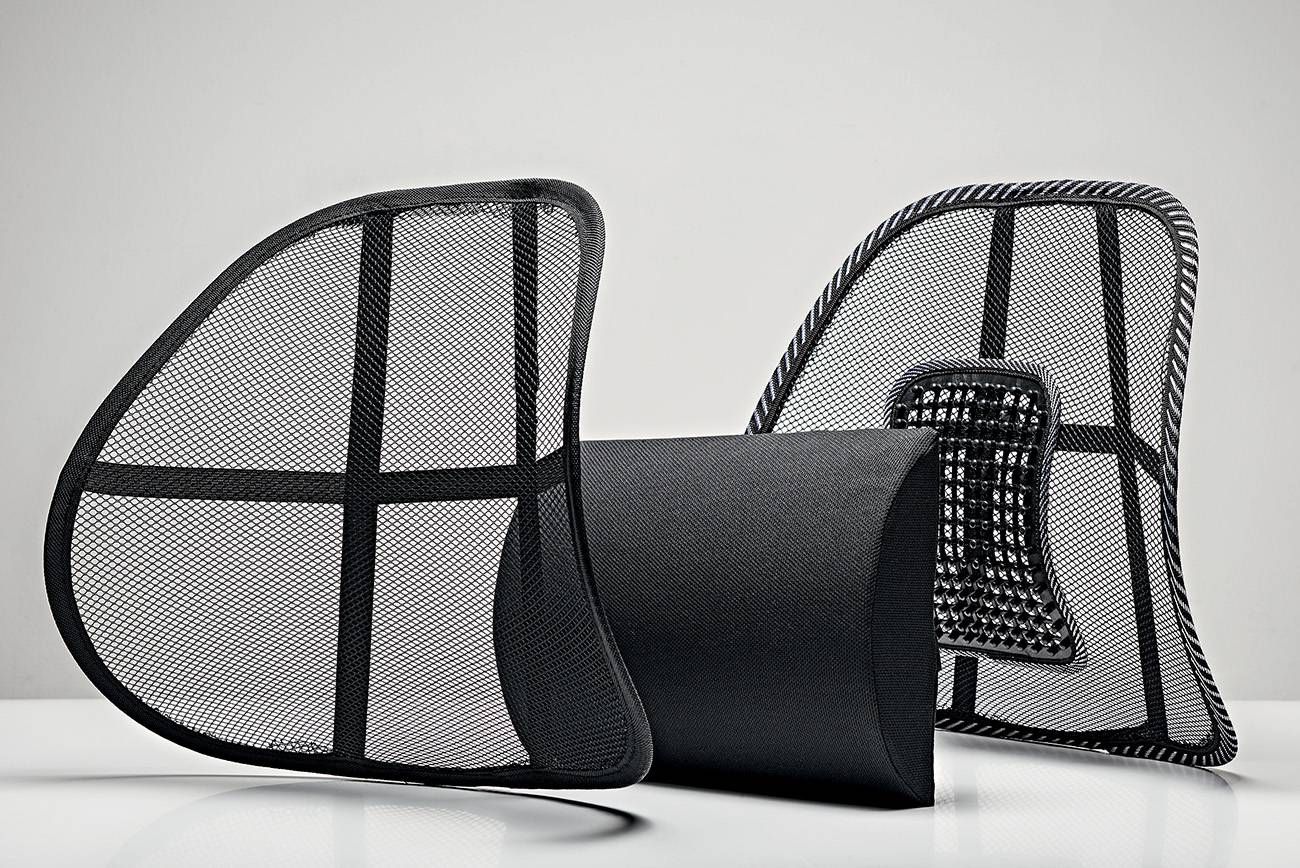 Mesh Back Support with Massage Beads – Lumbar Support for Office & Car Seat