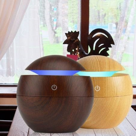 Mini Wood Grain Essential Oil Diffuser & Humidifier