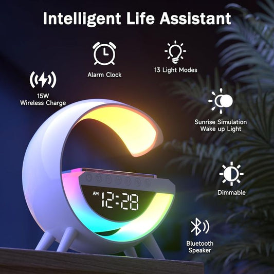 Smart G-Shape Wireless Charger & RGB Light